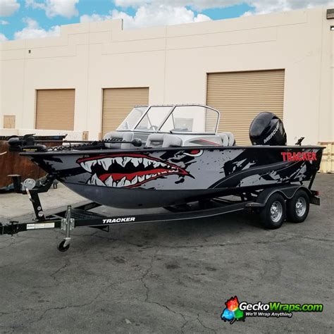 Tracker Boat Wraps Boat Wraps Tracker Boats Bass Boat