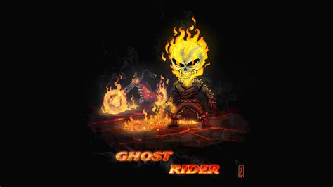 3840x2160 Ghost Rider Chibi Artwork 4k Hd 4k Wallpapersimages