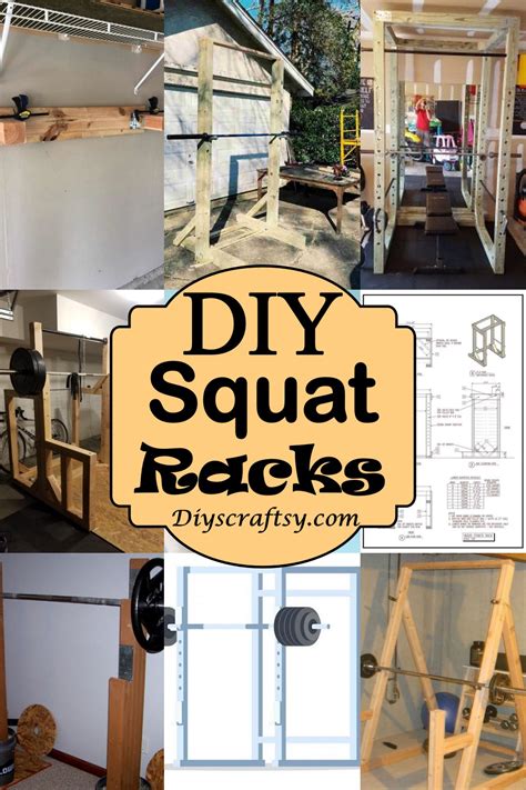 19 DIY Squat Racks To Stay Fit This Season DIYsCraftsy