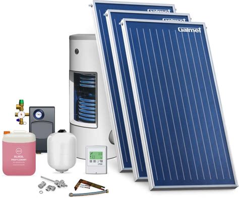 Galmet Zestaw Solarny Premium PLUS AL 3 Kolektory Bojler 300L 08 952033