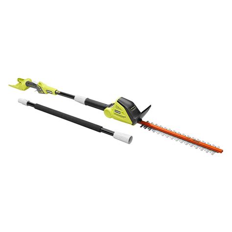 Ryobi Ry40560 Hdg 40v 10 In Cordless Battery Pole Saw And 18 In Cordless Battery Pole Hedge