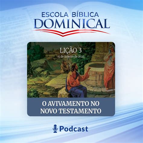 EBD 3ª Lição O Avivamento no Novo Testamento Rede Brasil Oficial