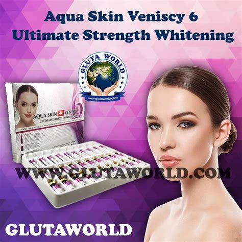 Aqua Skin Veniscy Ultimate Strength Whitening Packaging Type Box At