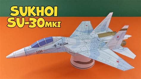 Papercraft Sukhoi Su Mki How To Make Su Using Paper Make At