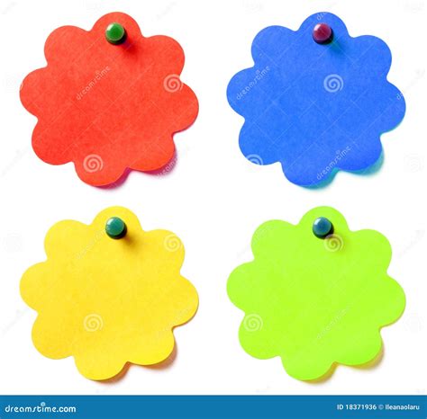 Colorful Sticky Notes Stock Photo Image Of Communication 18371936