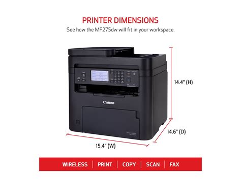 Canon Imageclass Mf275dw All In One Wireless Duplex Laser 5621c004