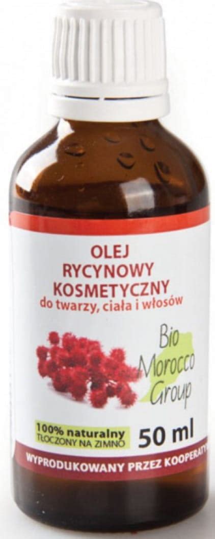 Olej Rycynowy Kosmetyczny 50ml Bio Morocco Group Delikatesy Z Natury