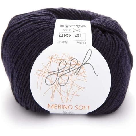 Merino Soft Laine Mérinos Superwash Sans Mulesing Pelote De 50G