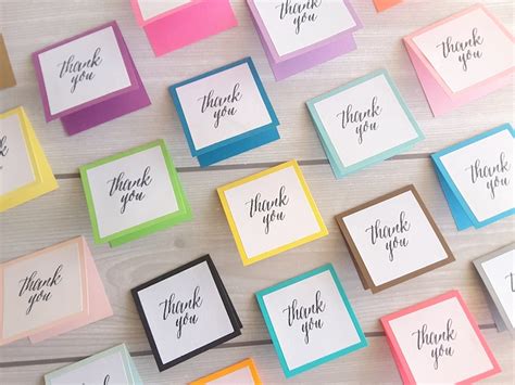 Mini Thank You Cards Printable