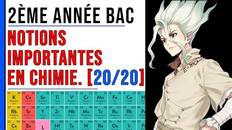 Notions Importantes En Chimie Eme Ann E Bac Exercice Youtube