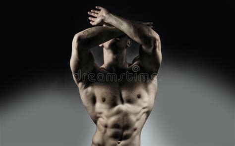 Male Model Body Nude Torso Naked Man Seductive Gay Muscular