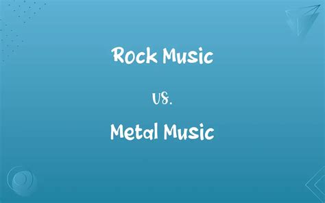 Rock Music vs. Metal Music: Know the Difference