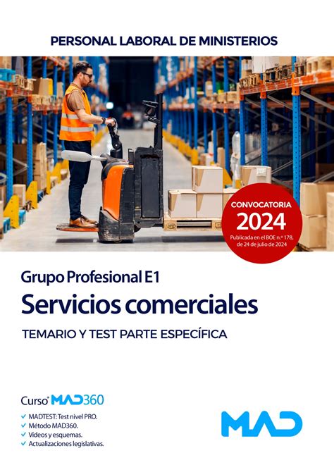 Servicios Comerciales Grupo E Temario Espec Fico Y Test Personal