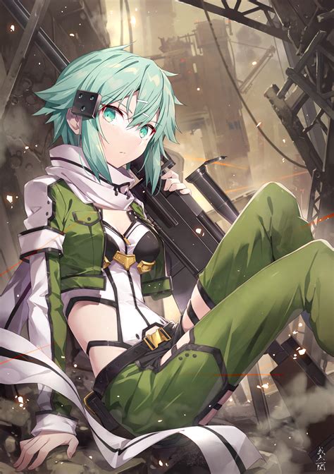 Sinon Sword Art Online Know Your Meme