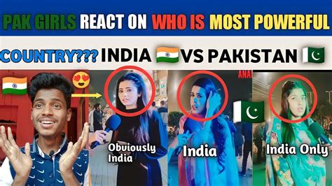 Beautiful Pak Girls Reaction On Who Is The Most Powerful Country