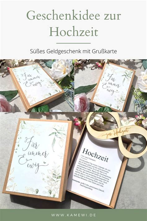 Ein Hochzeitsgeschenk Mit Allem Was Du Brauchst Liebevoll Gestaltete