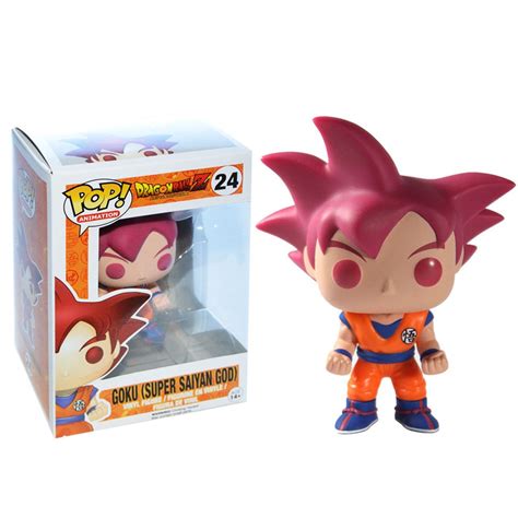 Dragonball Z Goku Super Saiyan God Exclusive Pop Vinyl Figure Pop In