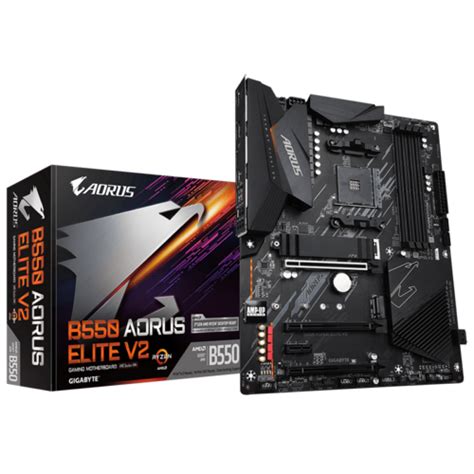 Placa Mãe Gigabyte B550 AORUS Elite V2 Chipset B550 AMD AM4 ATX DDR4