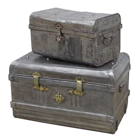 Vintage Metal Trunks For Sale At Stdibs