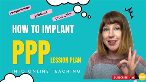 How To Plan Your Online Esl Lesson The Ppp Method Youtube