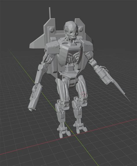 STL File Helldivers 2 Automaton Jetpack Raider 3D Printable Model