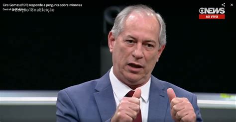 Ciro Gomes propõe novo código trabalhista e fala em taxar fortunas para