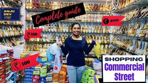 Commercial Street Shopping Bangalore Shopping Vlog Bangalore Shivaji