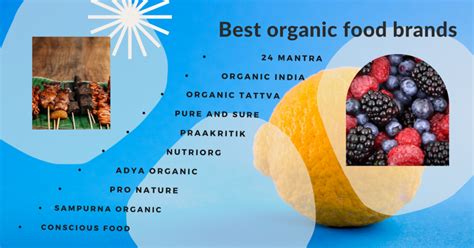 10 Best organic food brands in India - Organic