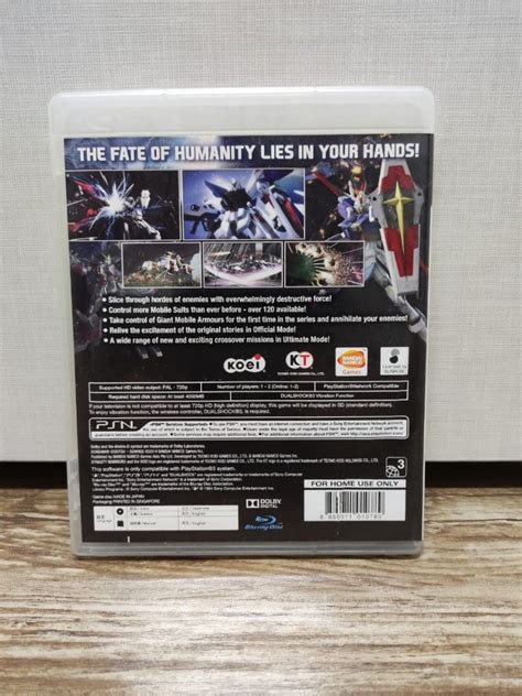 Dynasty Warriors Gundam Reborn Playstation PS 3 PS3 Rare Asian