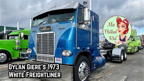 Dylan Gieres 1973 White Freightliner Cabover YouTube