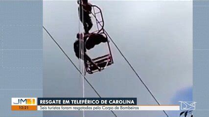 Turistas são resgatados de teleférico após pane no equipamento no MA