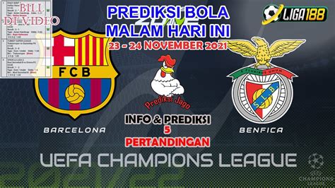 Prediksi Bola Malam Ini Parlay November Eropa Liga Champions