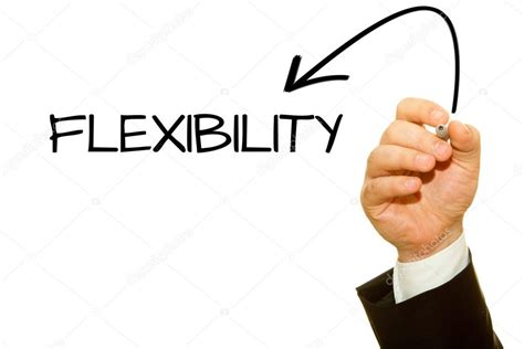 Businessman Hand Writing Flexibility Word With A Marker — Stock Photo