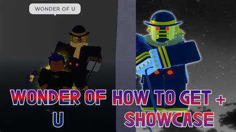 Roblox How To Get Wonder Of U In Ybanu Showcase Youtube