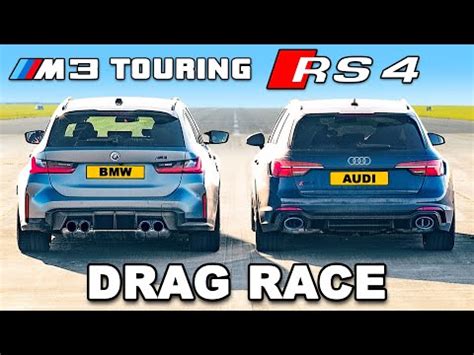 El nuevo BMW M3 Touring es demasiado rápido para el Audi RS4 Avant