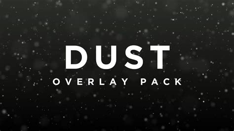 Dust Particles Overlays Motion Graphics Pack Overlays Motion