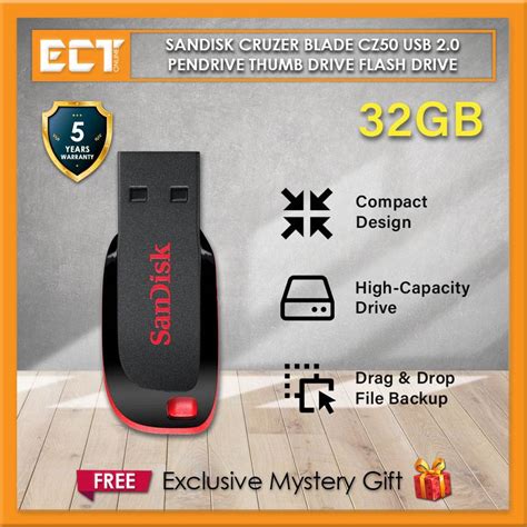 Sandisk Cruzer Blade Cz50 8gb 16gb 32gb 64gb 128gb Usb 20 Pendrive Thumb Drive Flash Drive