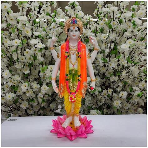 Lord Vishnu Statue Standing Vishnu Idol Narayana Sculpture God Vishnu