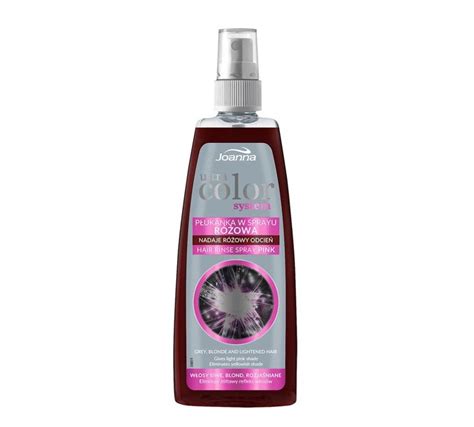 JOANNA Ultra Color System Hair Rinse Spray Pink płukanka w sprayu