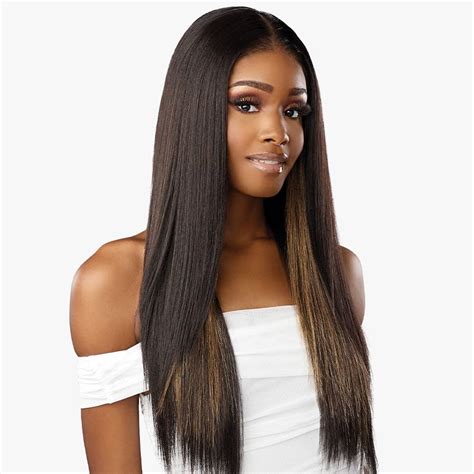 Sensationnel Bare Luxe Lace Glueless Lace Wig 13x6 Unit 1 Color