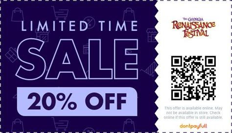 3 Georgia Renaissance Festival Promo Codes Coupons