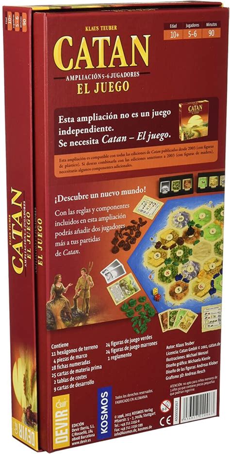 Comprar Catan El Juego B Sico Ampliaci N Jugadores Todocat N Es