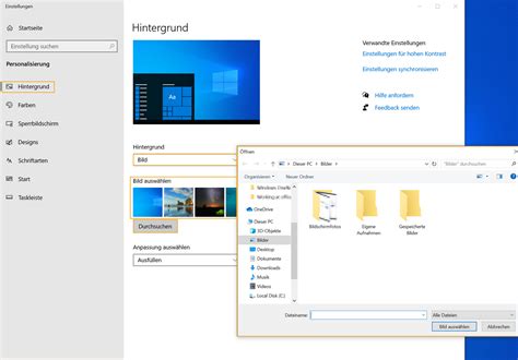 Hintergrundbilder in Windows 10 ändern So geht s