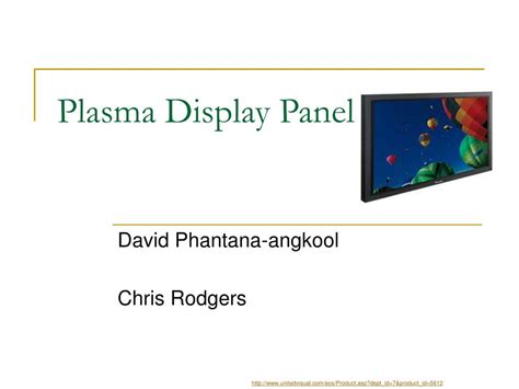 PPT - Plasma Display Panel PowerPoint Presentation, free download - ID ...