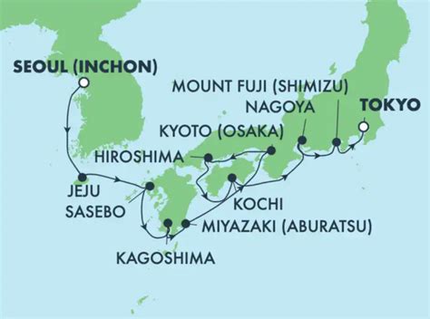 Les croisières au Japon La Route du Japon agence de voyage Japon