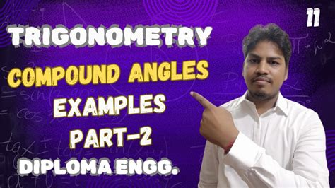 Compound Angles And Examples Mathematics 1 Diploma Sem 1 YouTube