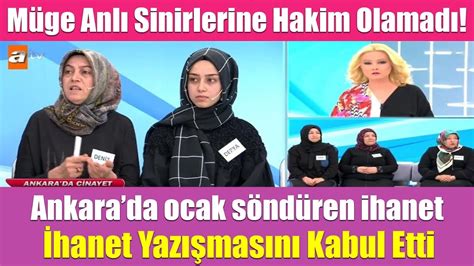 Müge Anlı sinirlerine hakim olamadı Yeni gelişme son dakika YouTube