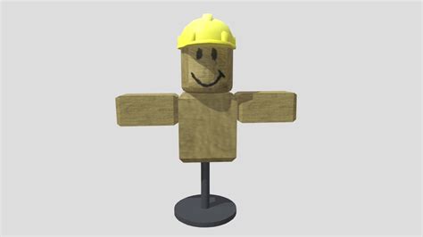 Low Poly Roblox Mannequin Mark Regretevator Download Free 3d Model By