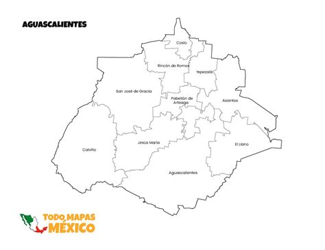 Mapas De Aguascalientes Todo Mapas México