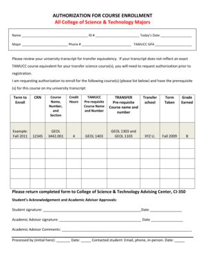 Fillable Online Sci Tamucc Authorization Request FormupdatedB 4 Image